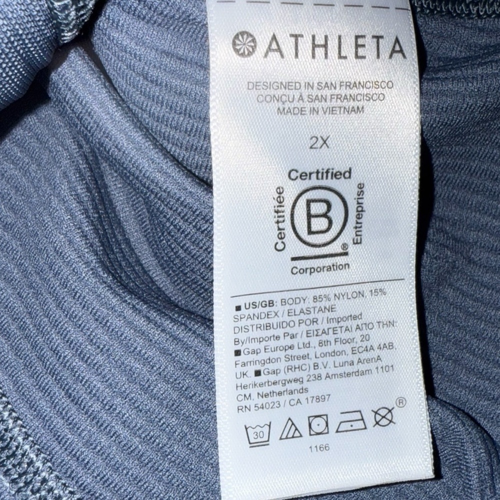 Athleta Salutation Ribbed Jacket - Plus 2x Granit… - image 5